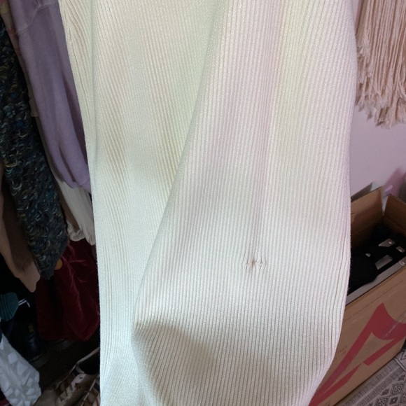 Elevated Knit Side Cutout ribbed midi dress - Picture 6 of 9